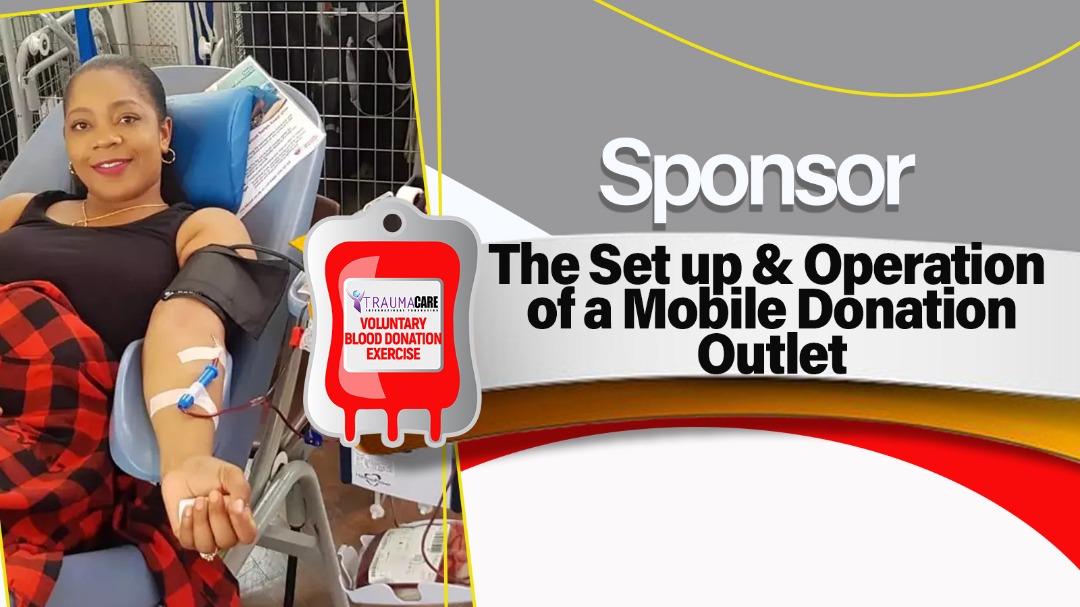 Sponsor the setup and operations of a mobile donation outlet